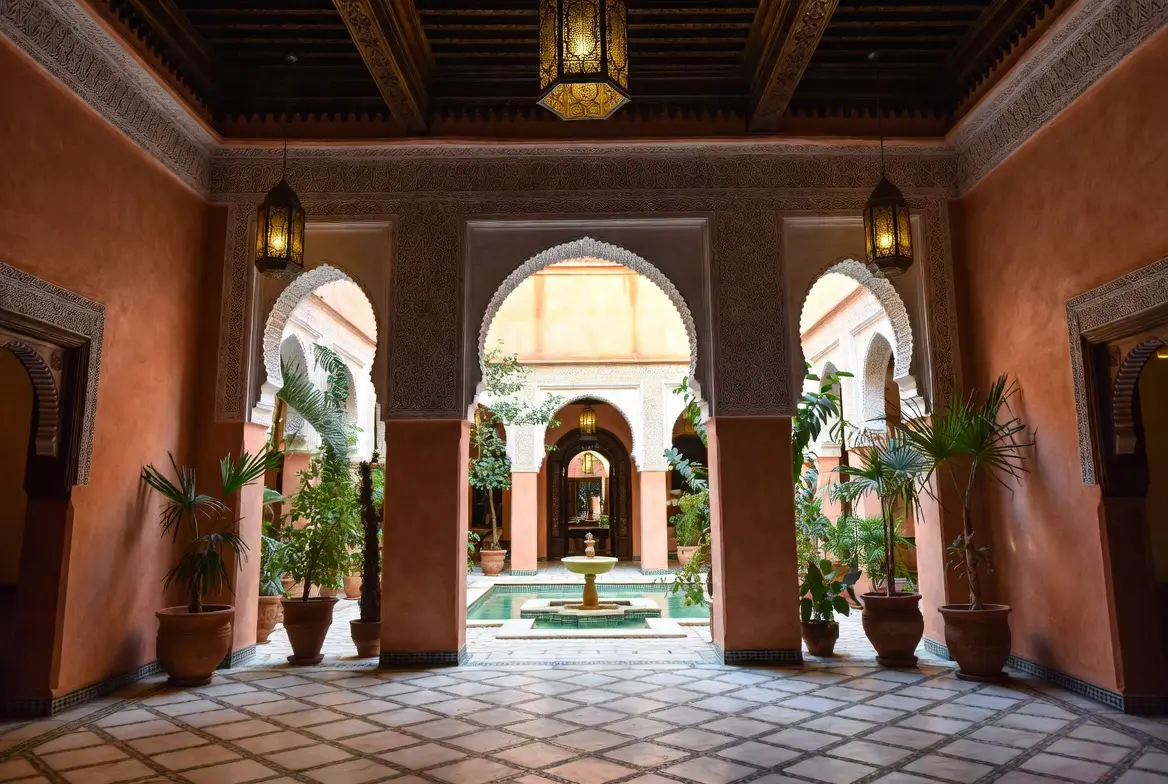 Riad traditionnel marocain